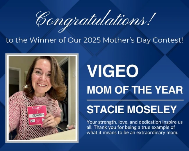 Vigeo Mom Of The Year Winner - Stacie Moseley