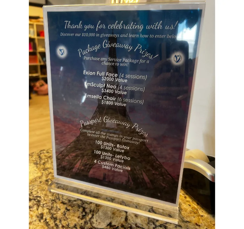 Package Giveaway Prize List - Vigeo 1st Anniversary | August 13, 2025 In Algonquin Il