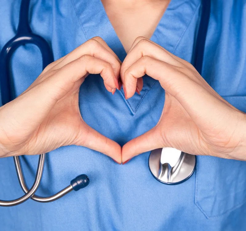 Nurse model representing primary care services of Vigeo Care Center & Aesthetics