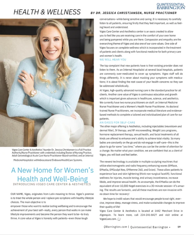 A New Home for Women’s Health and Well-Being - magazine page
