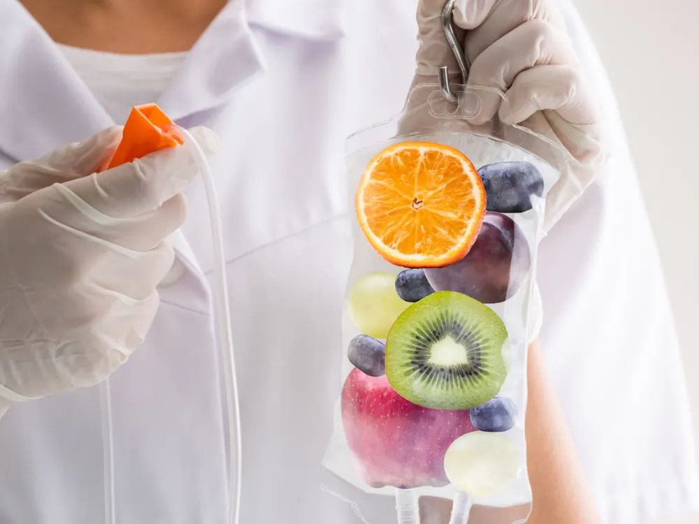 bag of Myers’ Cocktail IV Therapy - Vigeo Care Center & Aesthetics in Algonquin Il