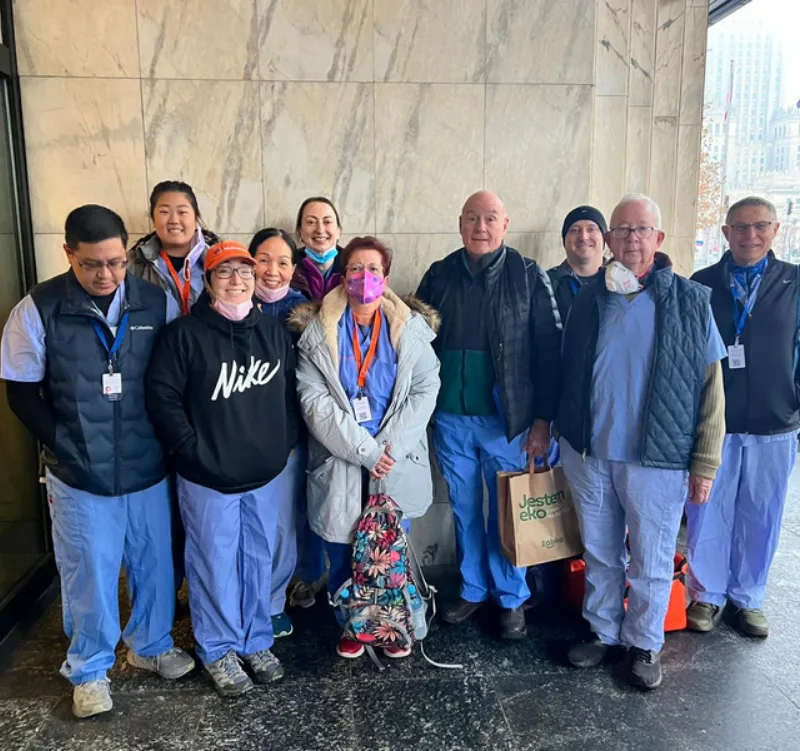 Group photo of Vigeo Care mission team - POLAND MISSION TRIP – DECEMBER 2022