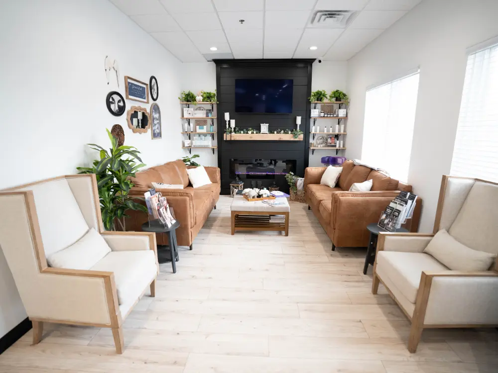 Clinic Receiving Area of Vigeo Care Center and Aesthetics in Algonquin IL