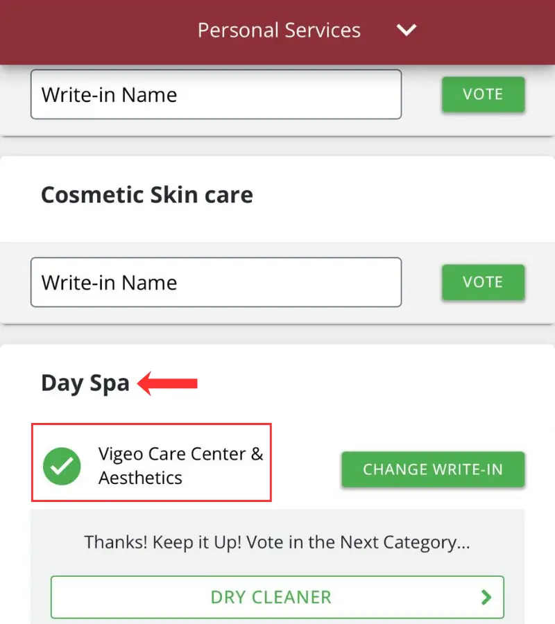 Voting Guide - Best Day Spa in McHenry County