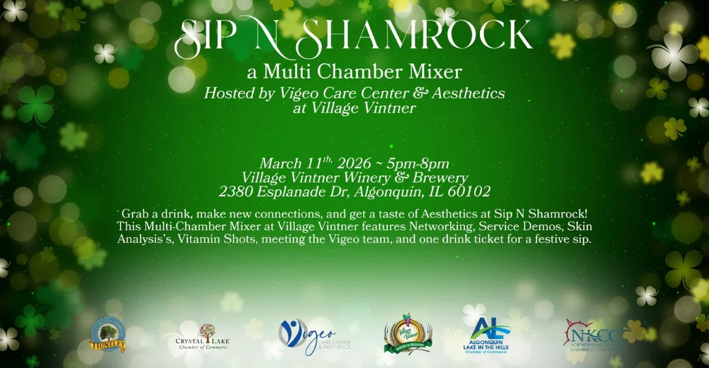 Sip & Shamrock Event - Vigeo Care Center & Aesthetics
