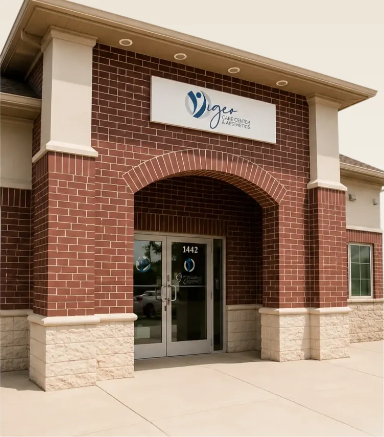 Vigeo Care Center & Aesthetics building exterior in Algonquin, IL